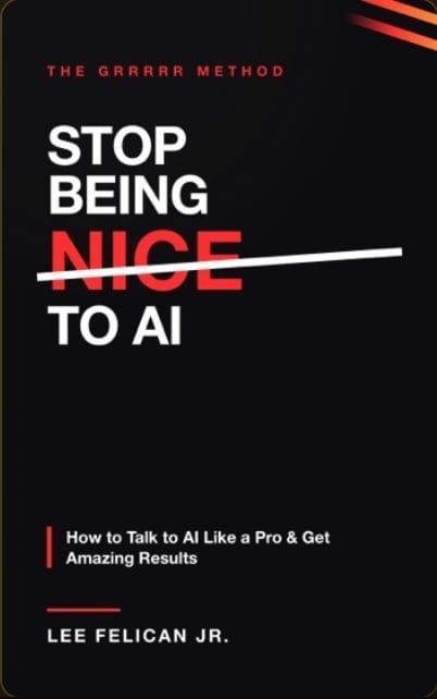 Cover of Stop Being Nice to AI